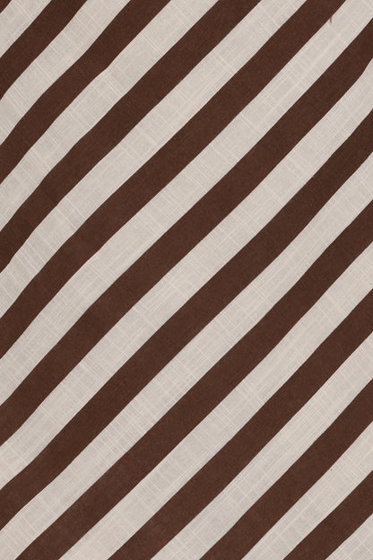 Kim Pant Set Brown Stripe