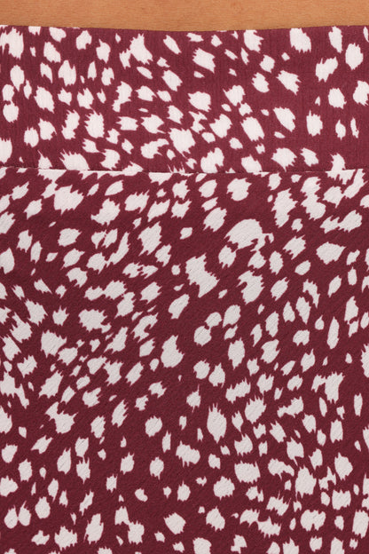 Falco Skirt Burgundy