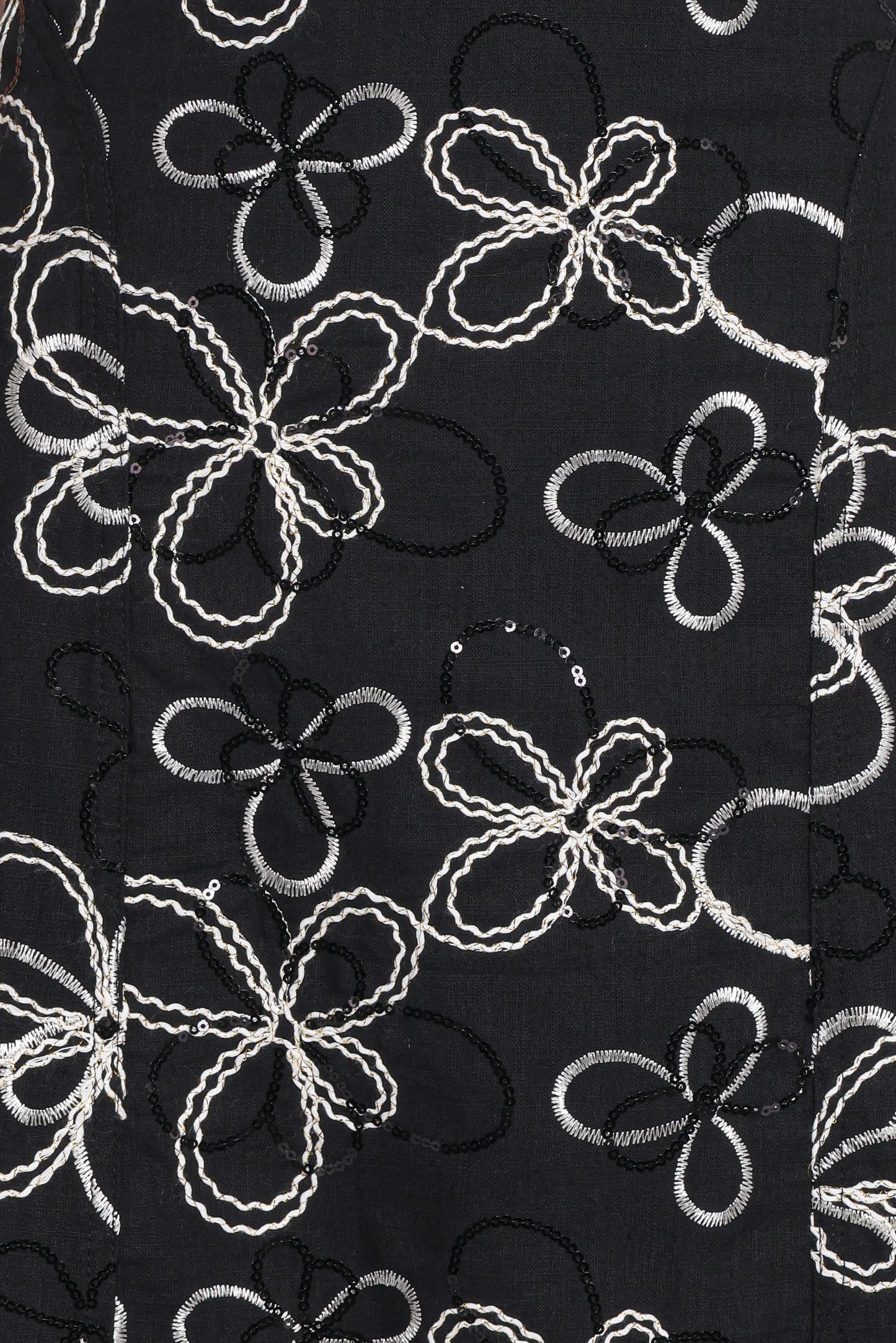 Loven Midi Dress Black White
