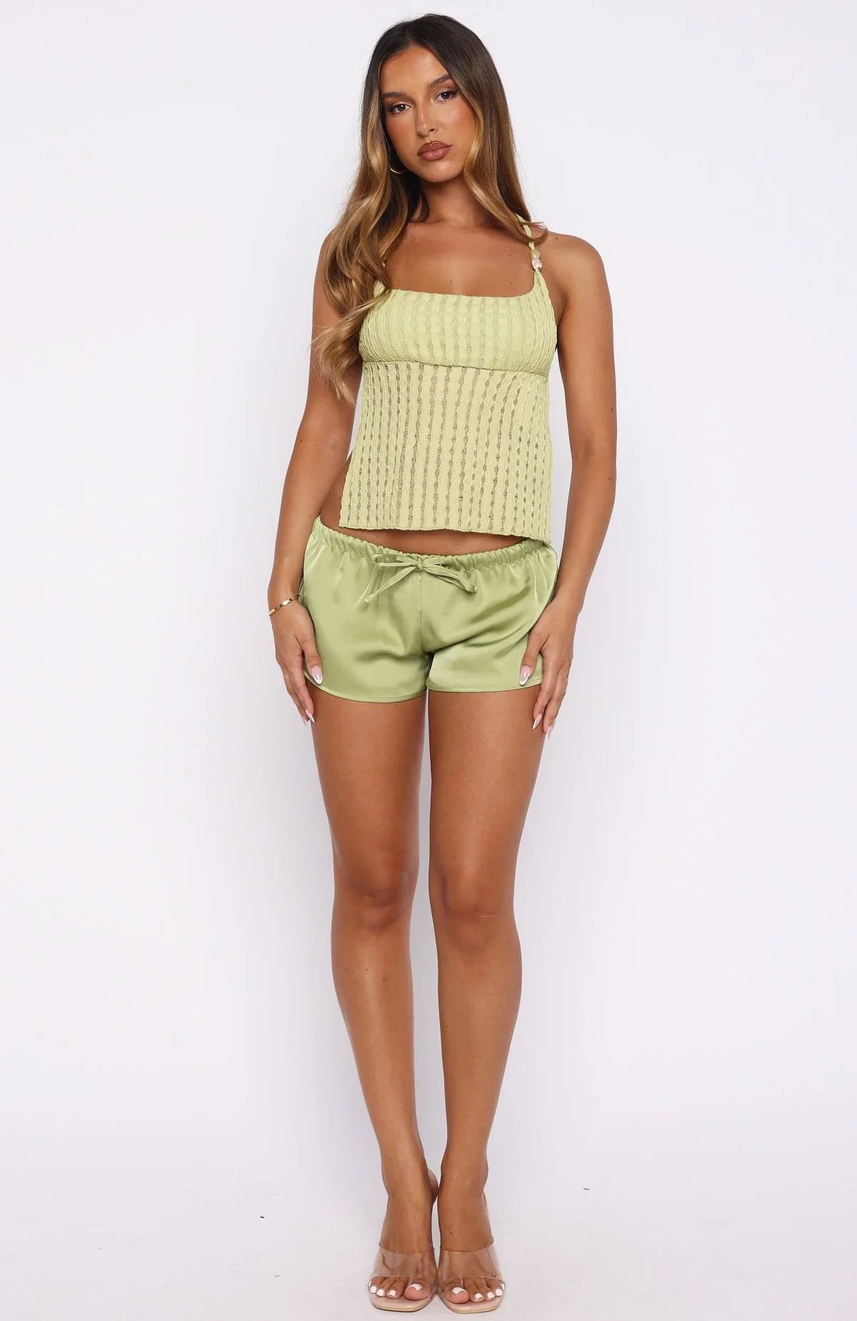 Chill Squad Shorts Pistachio