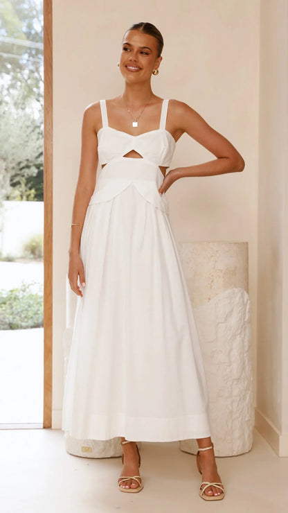 Harleigh Maxi Dress White
