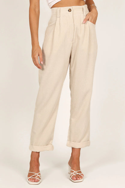 Talaren Cord Pant Cream