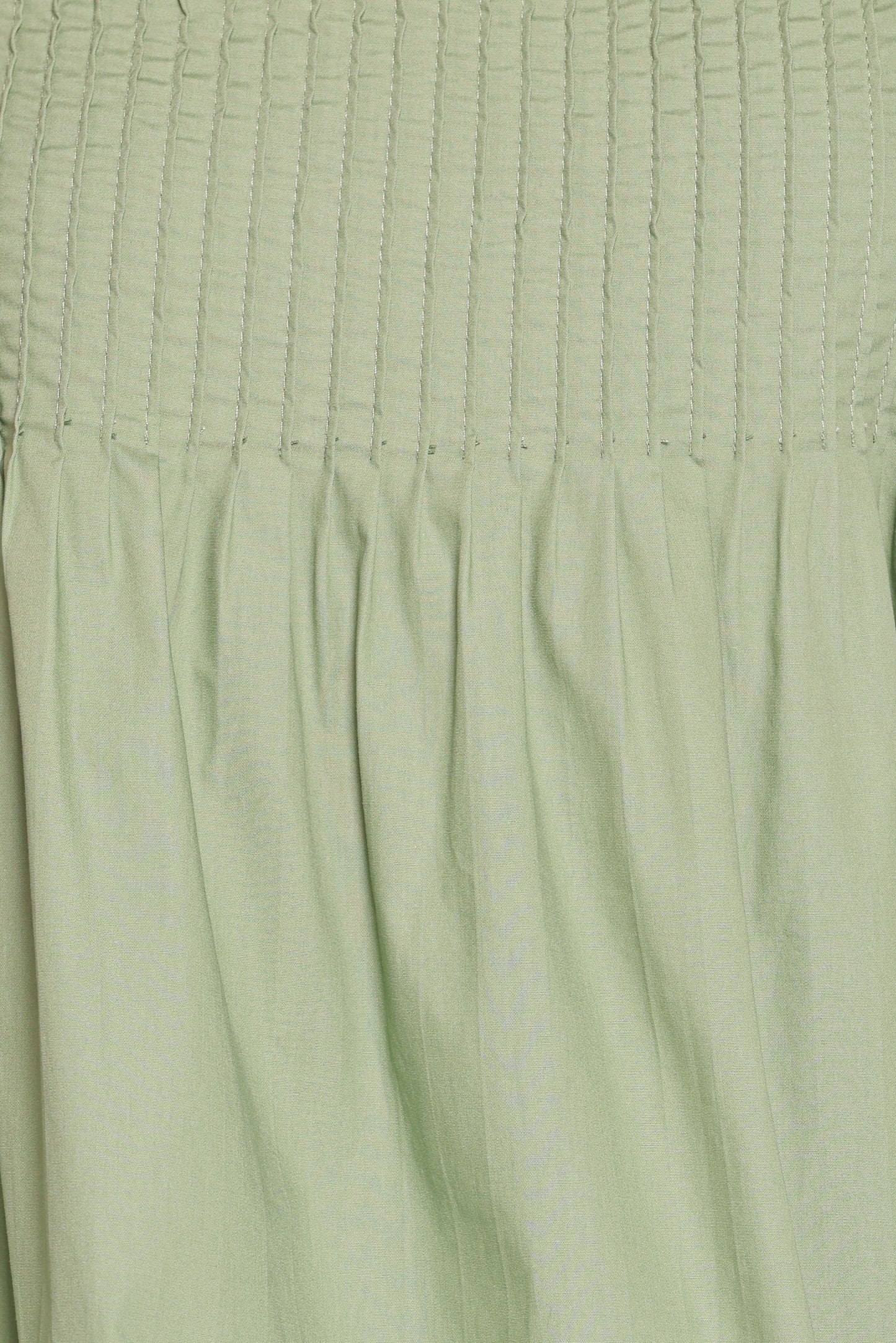 Carson Pleated Top Sage Green