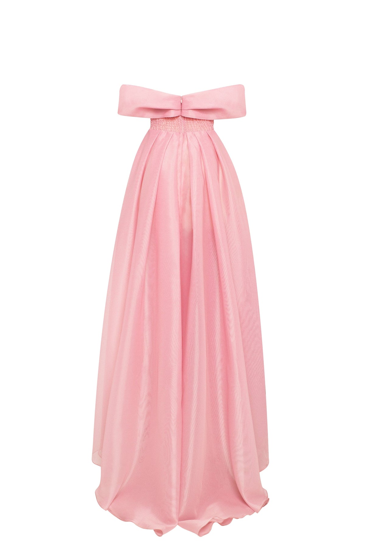 Sophisticated off the shoulder misty rose maxi dress Garden of Eden