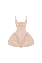 Cappuccino corset mini dress