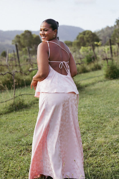 Alysa Skirt Set Blush