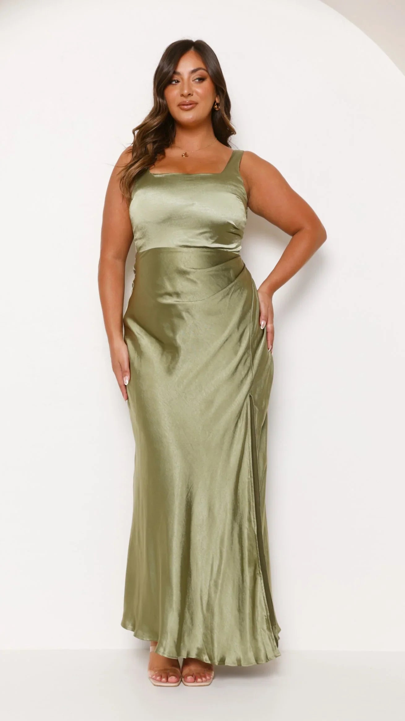 Alaria Maxi Dress Olive