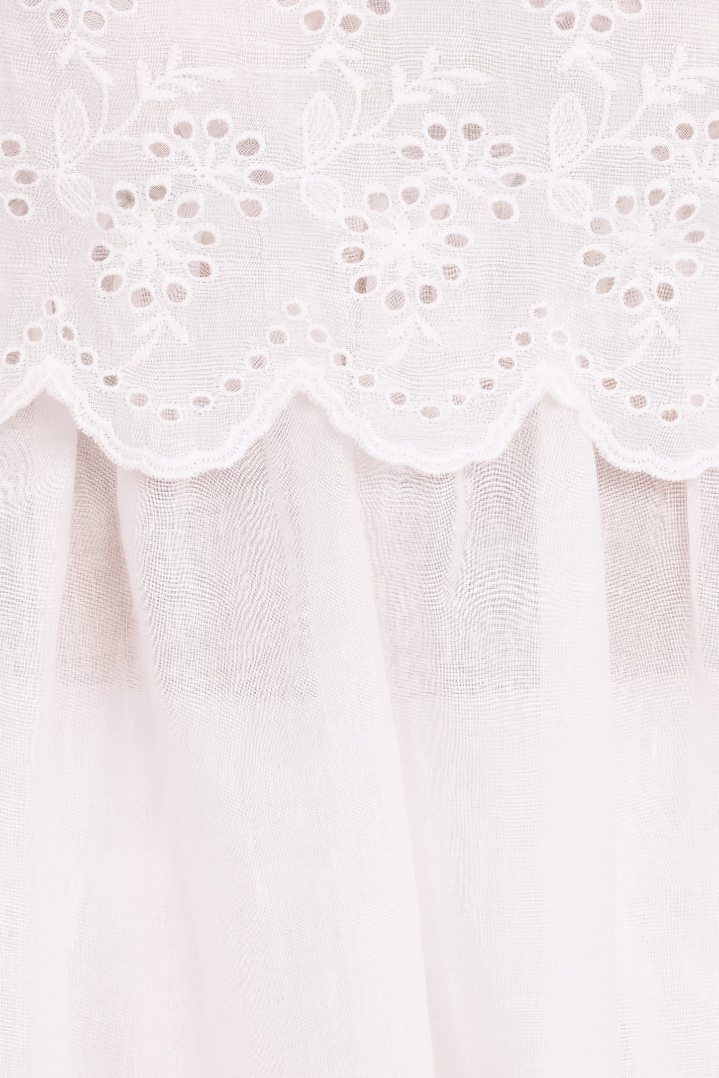 Zera Eyelet Top White
