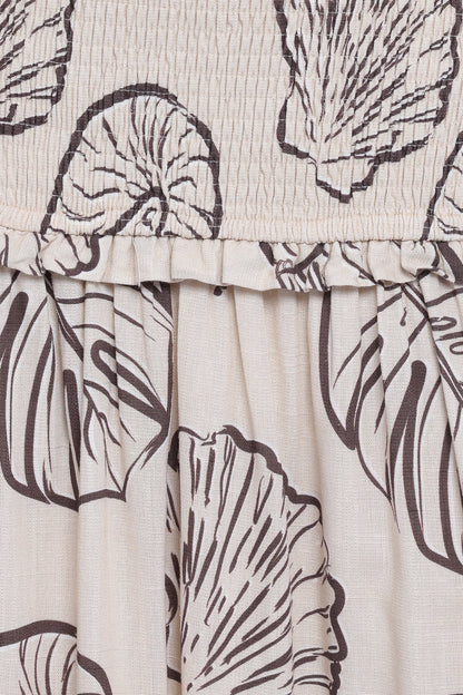 Parkway Maxi Dress Cream Shells