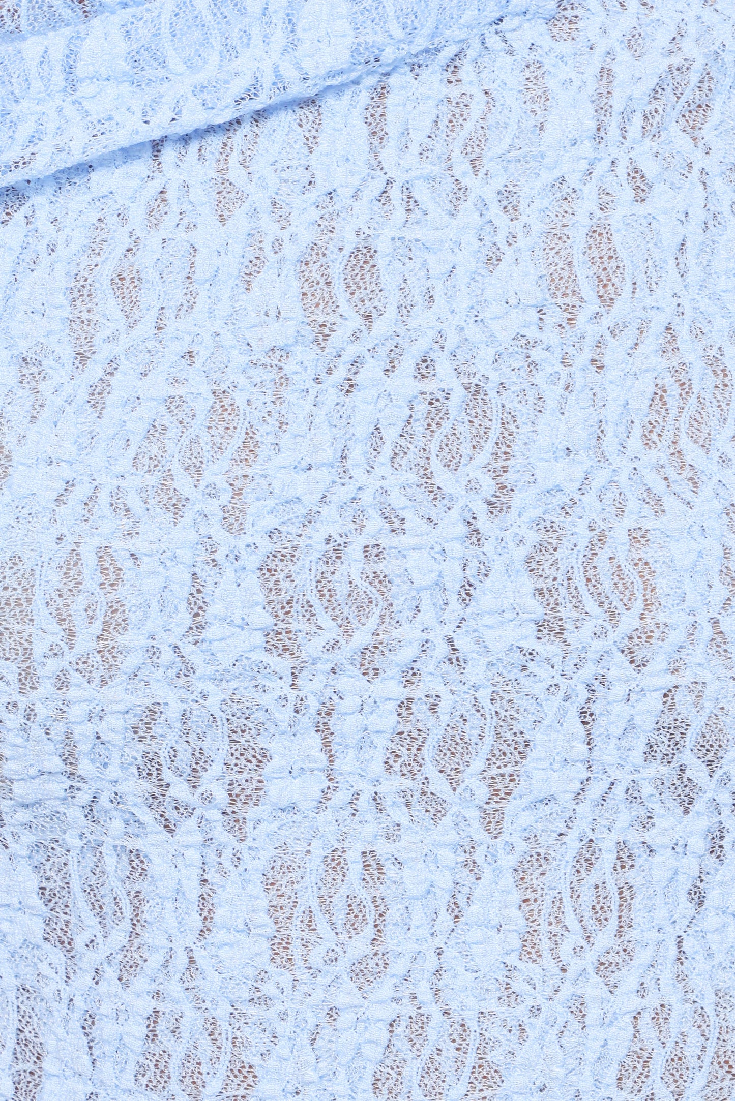 Faeriel Off Shoulder Lace Knit Top Blue