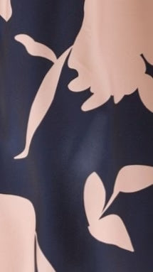 Hadas Maxi Dress Navy Pink Print