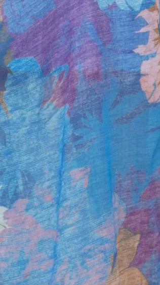 Rahima Maxi Dress Blue Floral