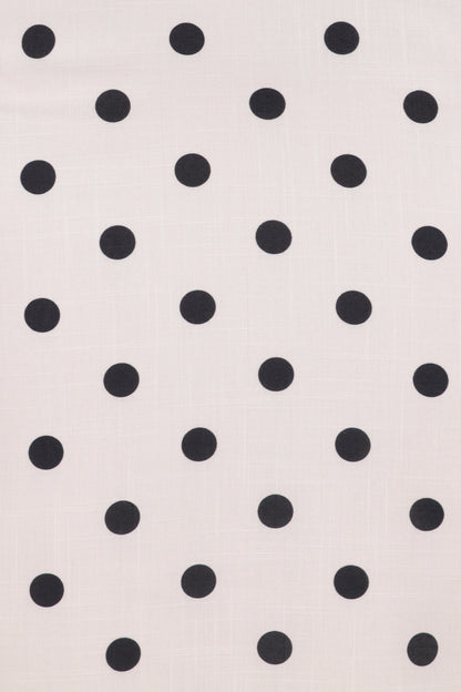 Adora Halterneck Maxi Dress White Polka Dot