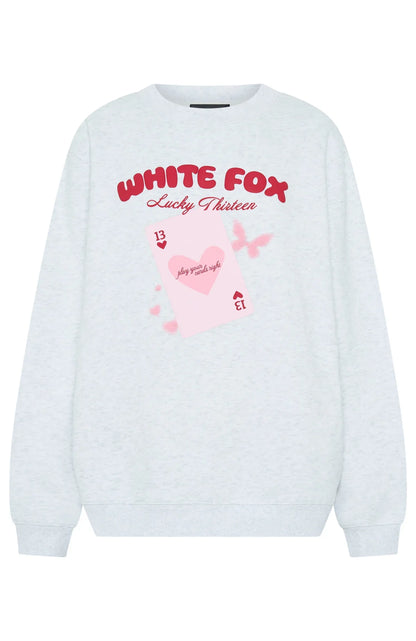 Lucky Thirteen Kalena Oversized Sweater Grey Marle