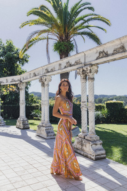 Amara Maxi Dress Tangerine