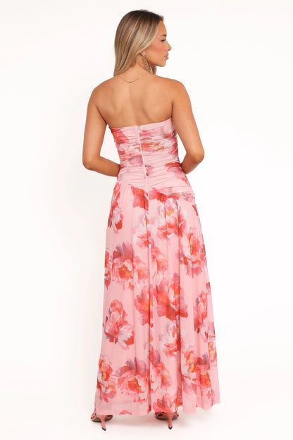 Calypso Maxi Dress Pink Peony