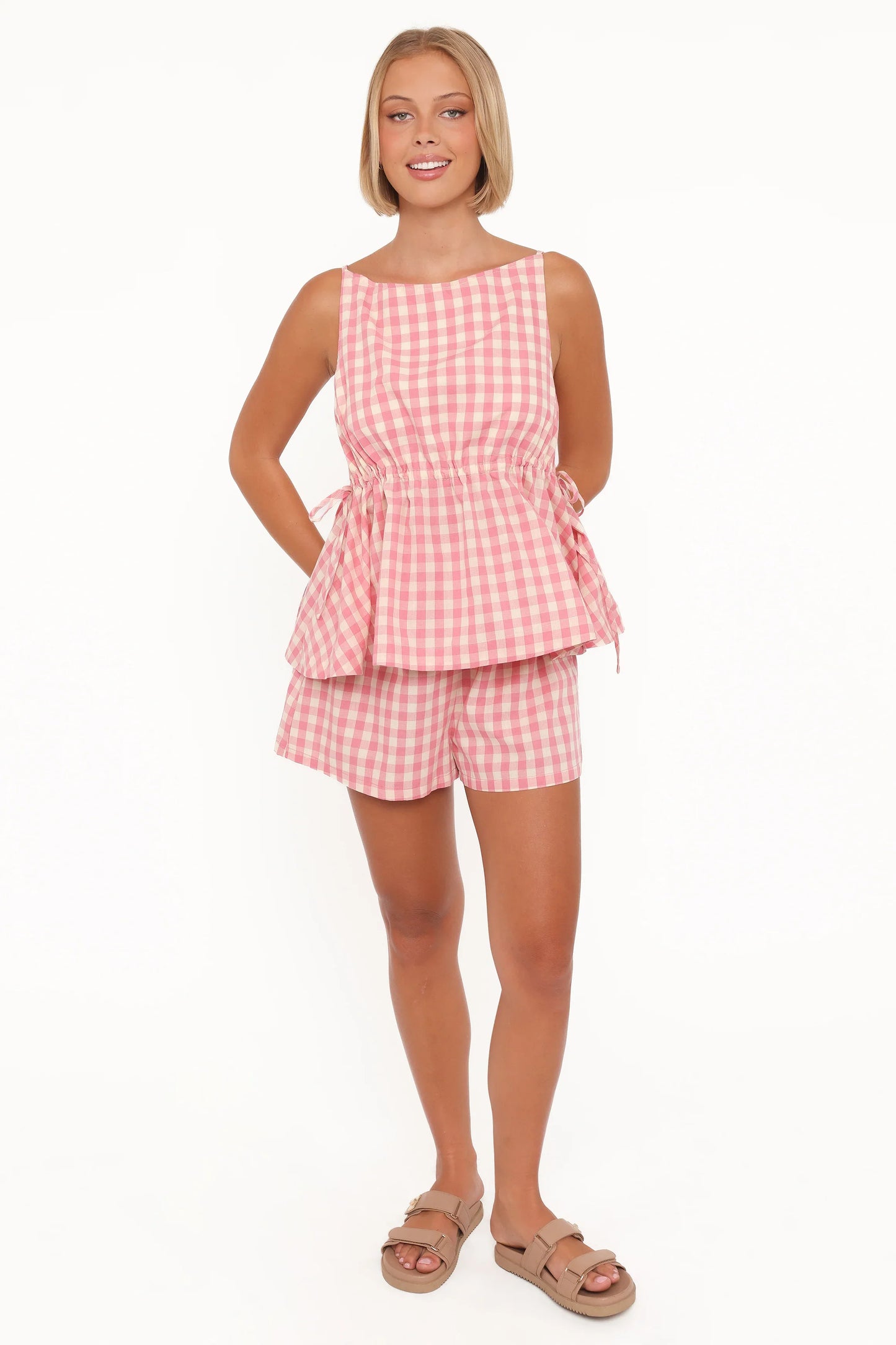 Rory Top Pink Gingham