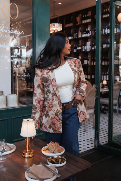 Dawn Oversized Blazer Floral