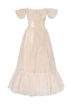 Off the Shoulder Cocktail Tulle Dress