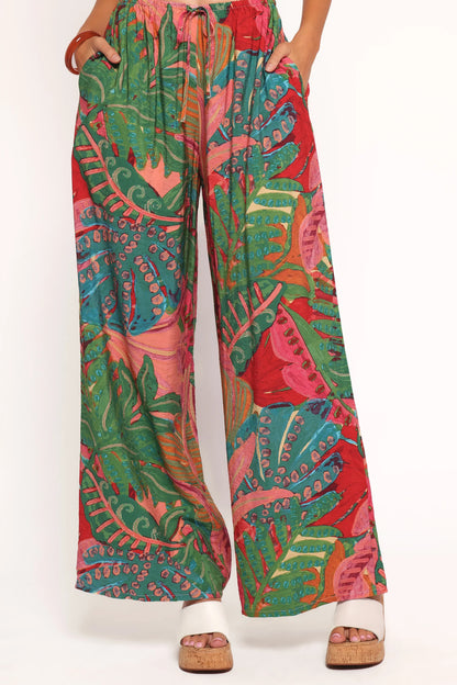 Charly Wide Leg Pant Calypso Coral