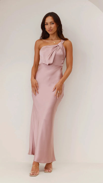 Greta Maxi Dress Dusty Pink