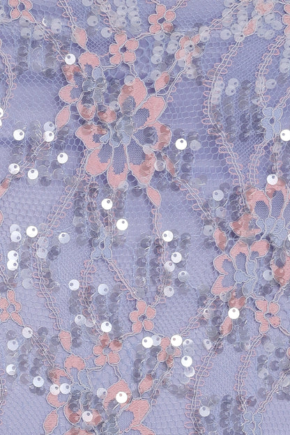 Yonder Sheer Lace Tee Top Purple