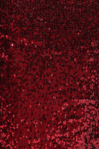 Karley Sequin Maxi Dress Burgundy