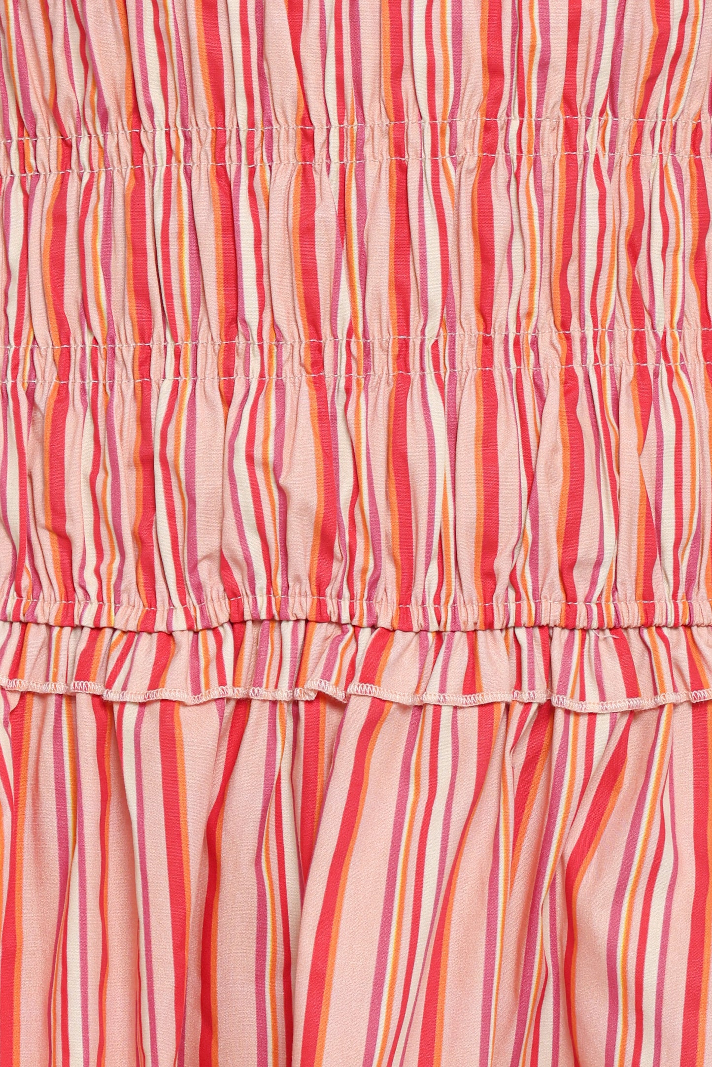 Leabrook Mini Dress Peach Stripe