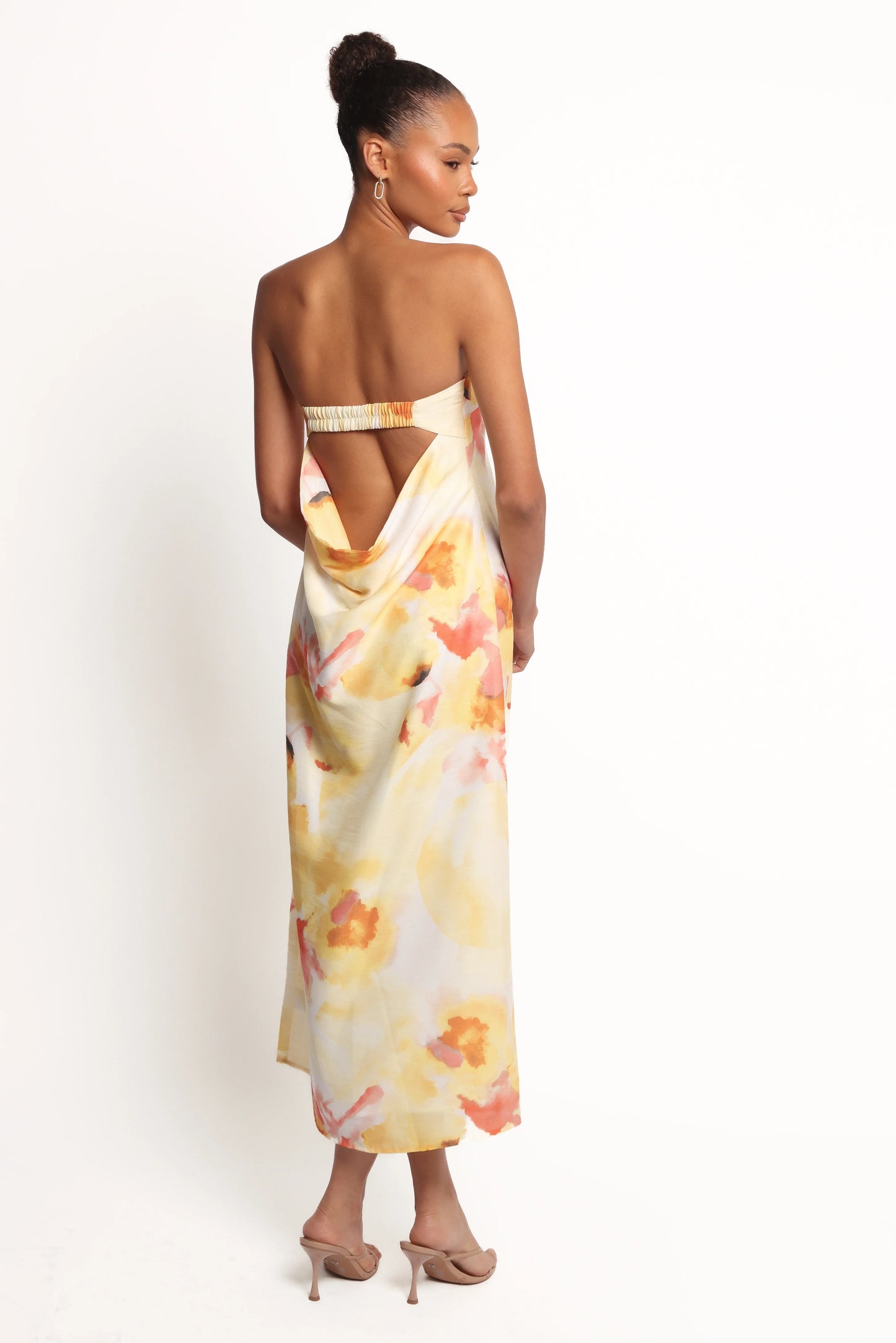 Hydra Maxi Dress Yellow Floral