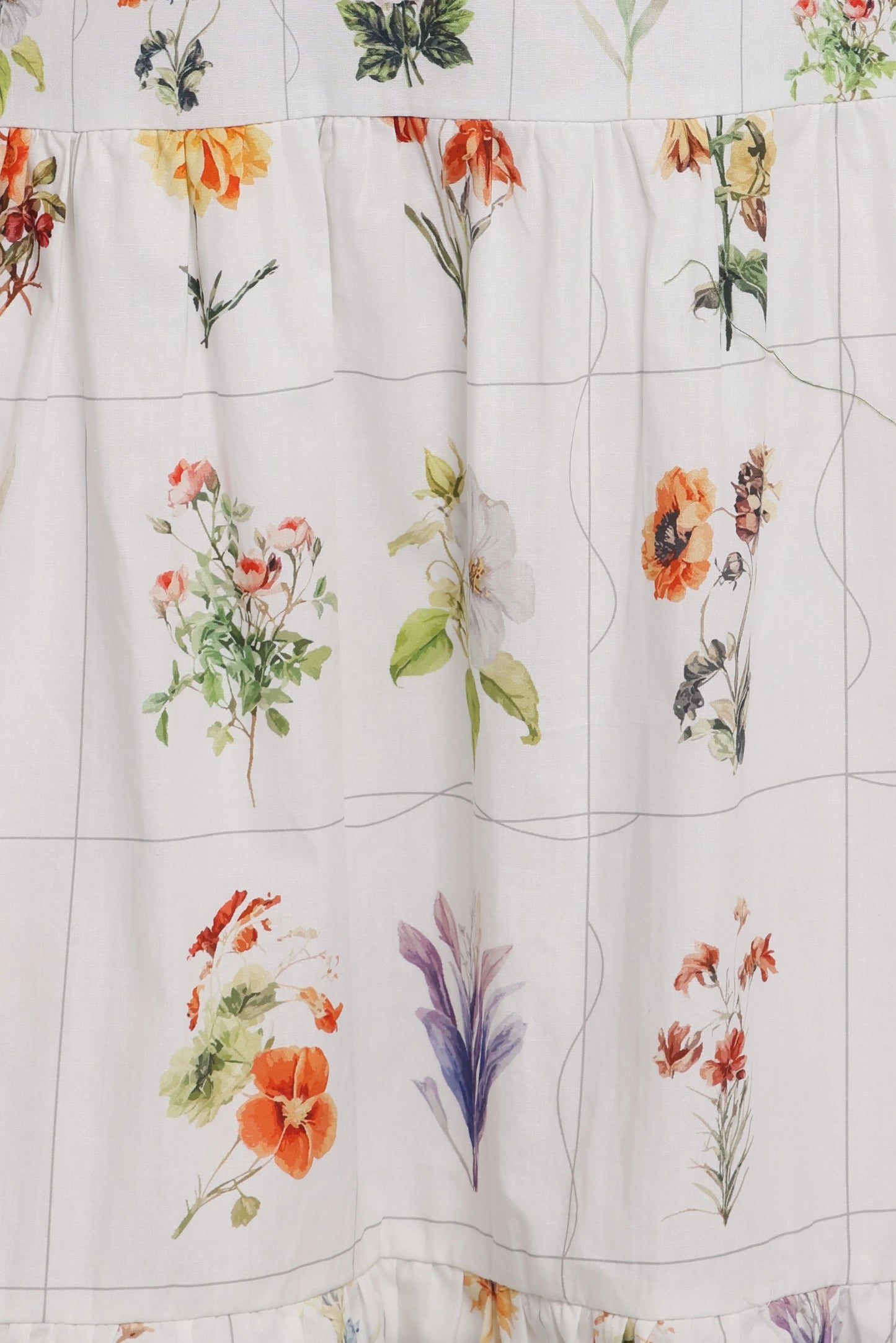 Brooks Maxi Dress White Floral