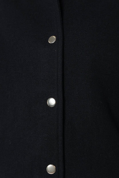 Fallon Collegiate Bomber Jacket Dark Indigo