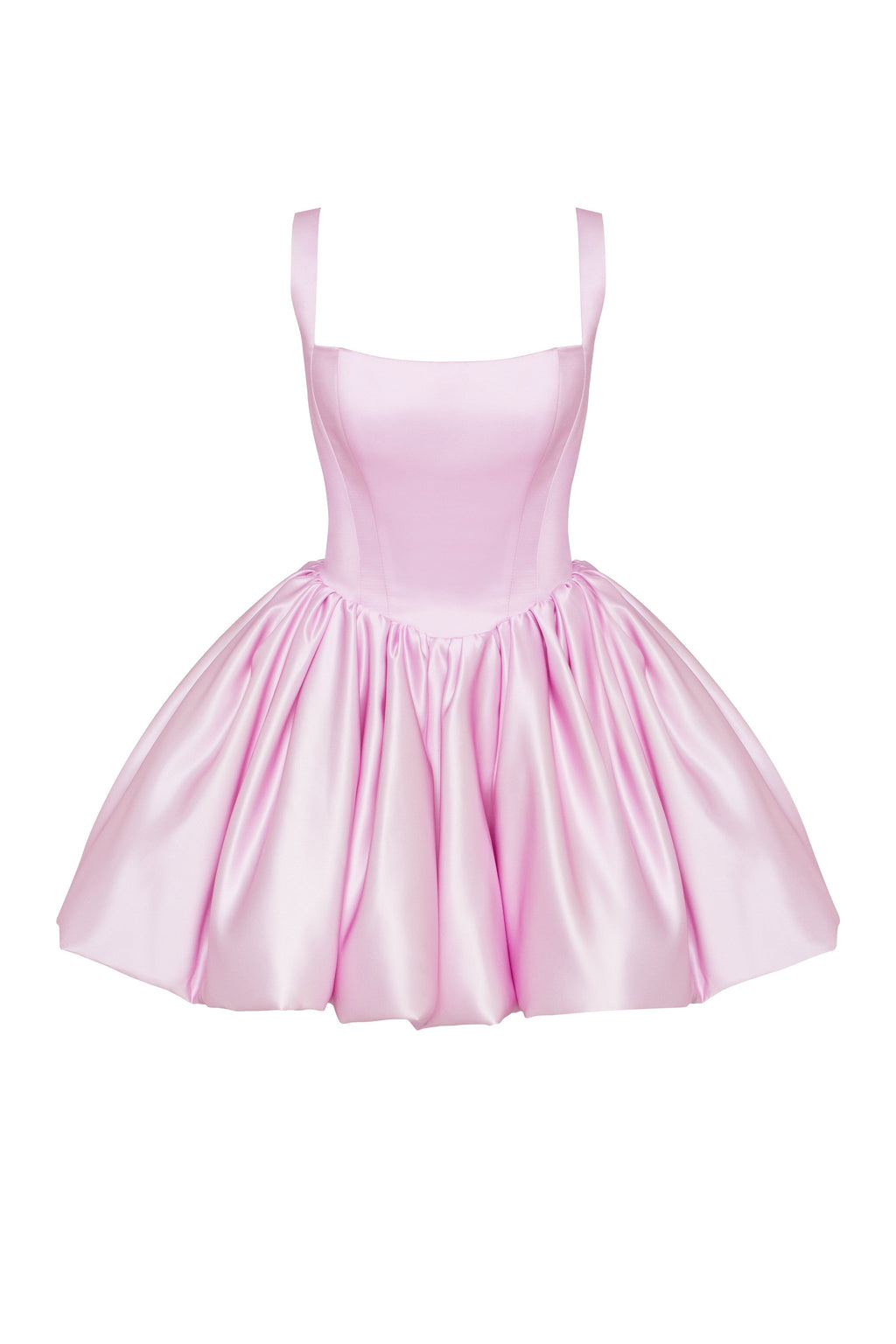 Adorable pink mini dress with puffy skirt Glow Up