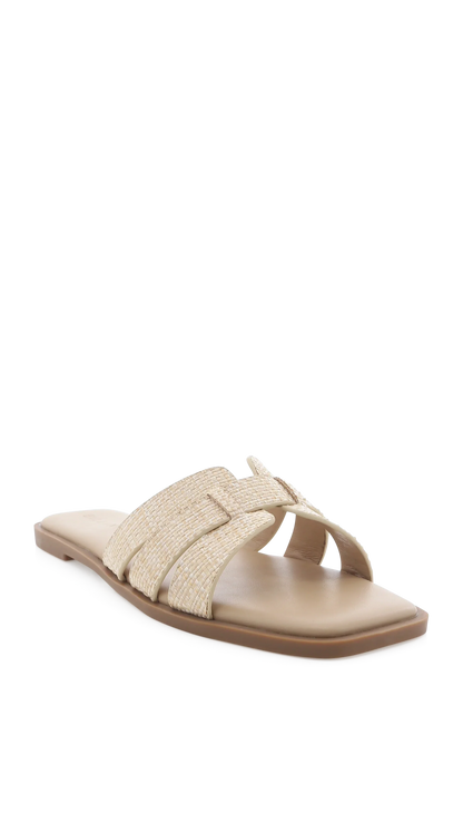 Gretal Slide Natural Raffia
