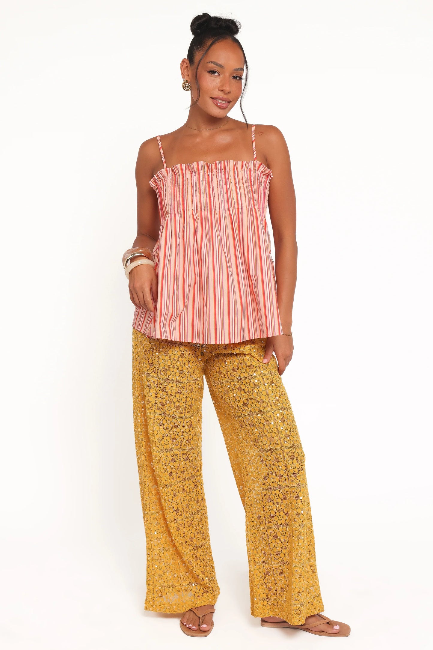 Jacinta Sequin Lace Pant Mango