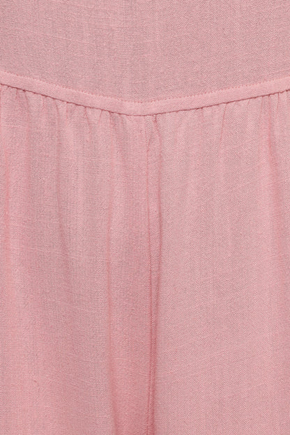 Ayla Linen Jumpsuit Pale Pink