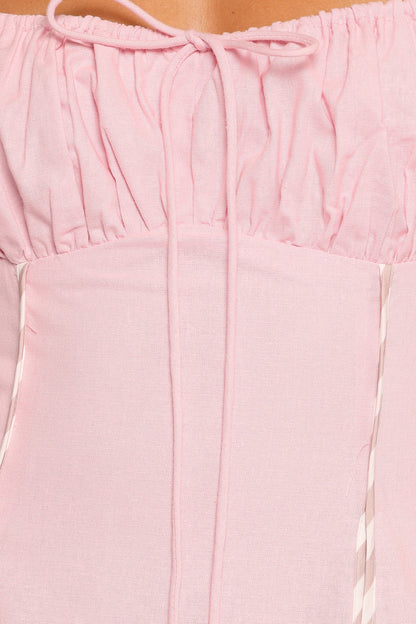 Talyn Midi Dress Pink
