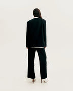 High rise black suit pants Xo Xo