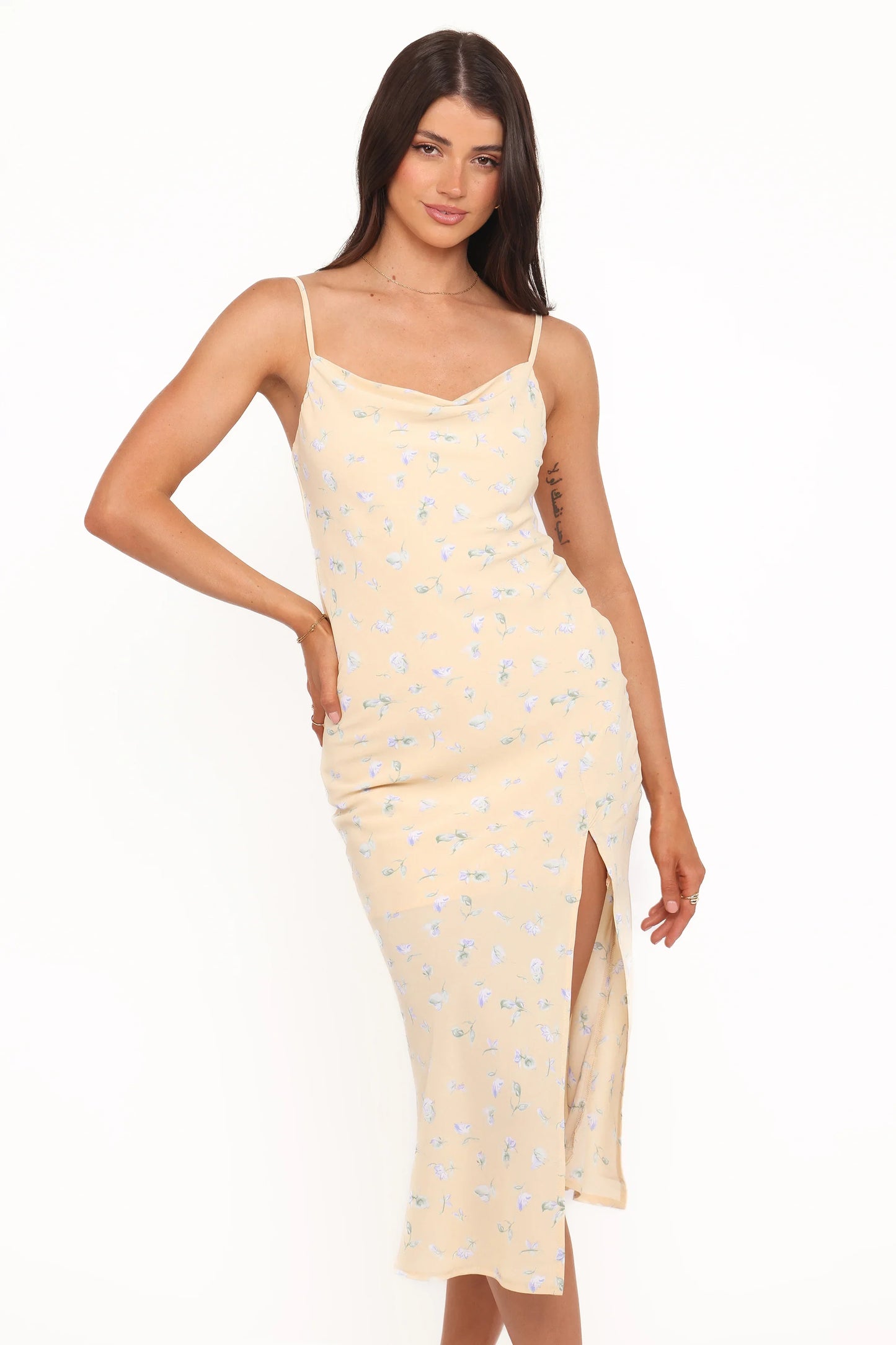 Yelena Dress Yellow Floral