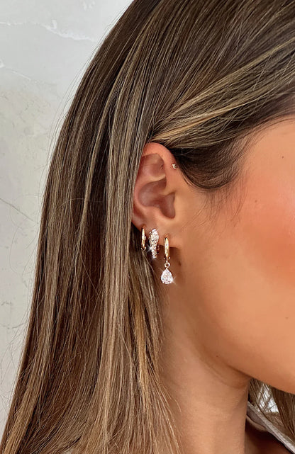 Little Things Earrings Set Gold