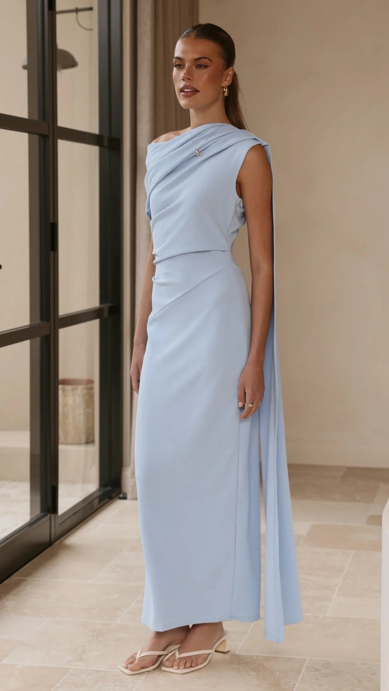 Delilah Maxi Dress Blue