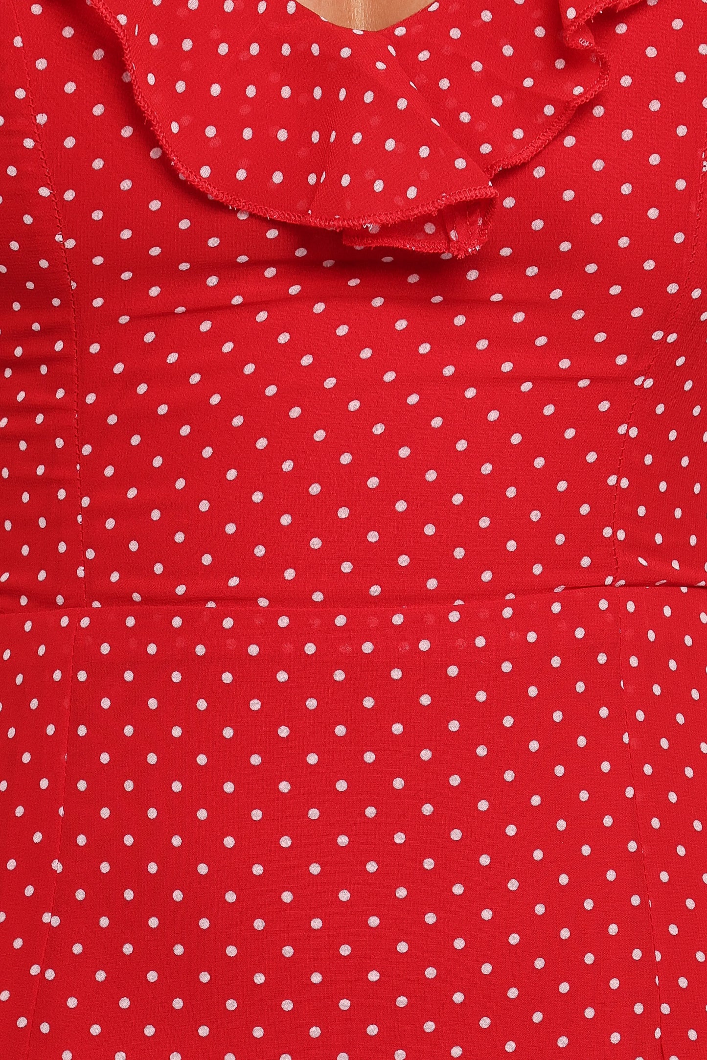 Judy Maxi Dress Red Polka Dot