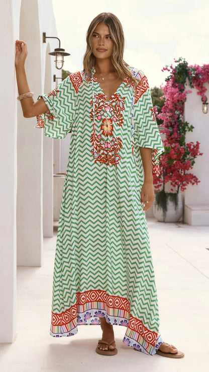 Bree Maxi Dress Ziggy Print