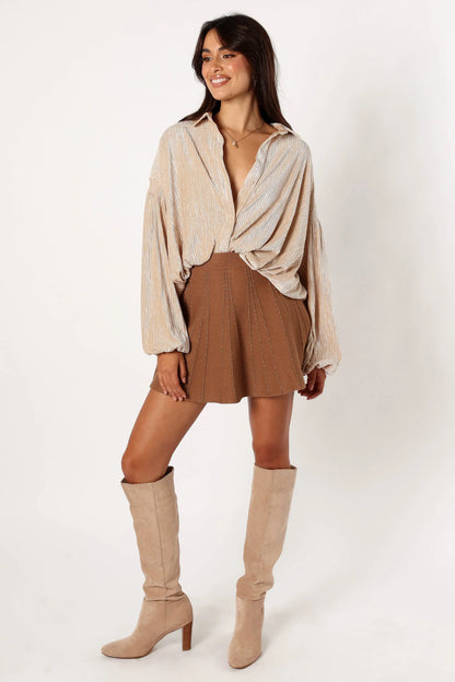 Cadence Long Sleeve Top Cream