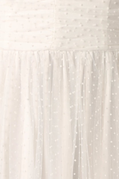 Floret Midi Dress Off White