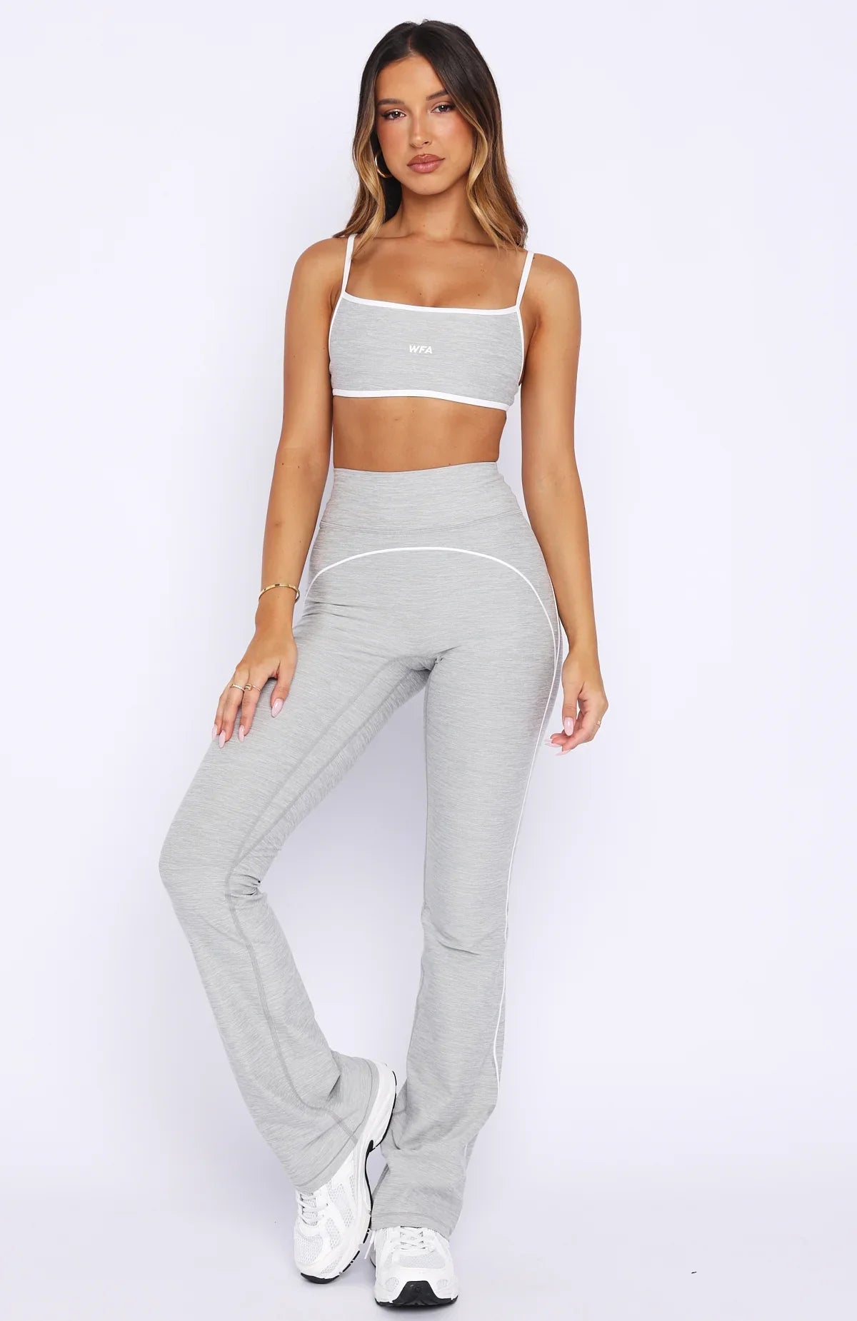 Tenacity Sports Bra Grey Marle