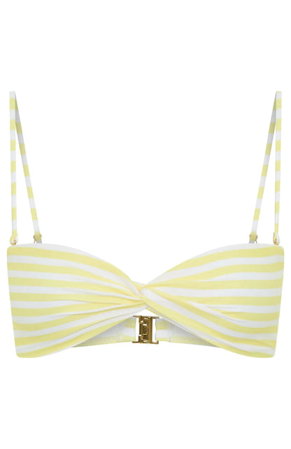 Kaya Bikini Top Lemoncello Stripe