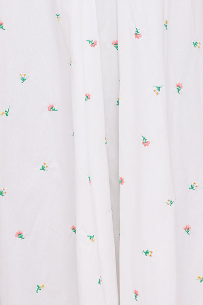 Laurita Maxi Dress White Floral