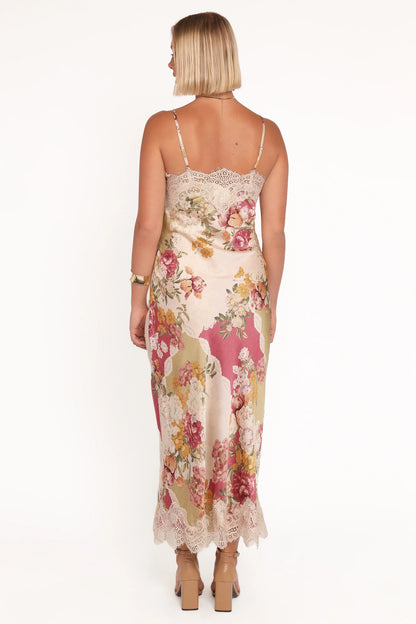 Laken Maxi Dress Patchwork Floral