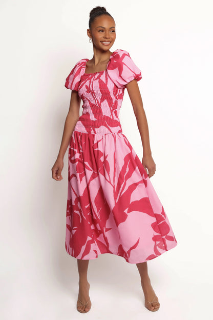 Bradley Maxi Dress Pink Floral