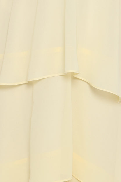 Jonia Halterneck Maxi Dress Butter Yellow